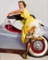 couvrir 1955 pin up